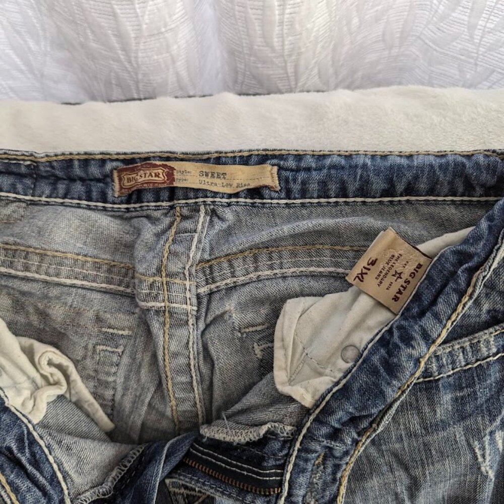 Big Star Sweet ultra low rise jeans